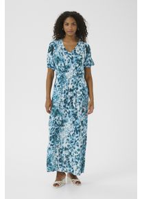 Kaffe Kleid Regular fit Teal Leopard Print teal