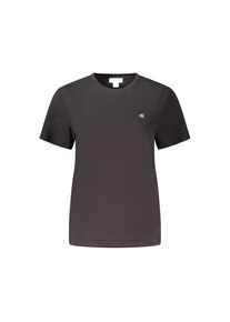 Calvin Klein Schwarzes Baumwoll Damen T-Shirt