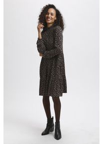 Kaffe Kleid Loose fit black multi