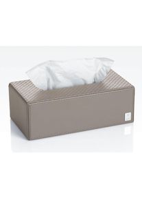 JOOP! Papierspender JOOP! Homeline, Grau, Beige, Kunststoff, eckig, 25x8x12.5 cm, Badaccessoires, Waschplatzzubeh&ouml;r, Kosmetikdosen