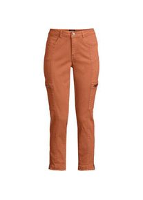 LANDS' END Utility-Cargojeans, Damen,  Orange, Baumwoll-Mischung, by Lands' End
