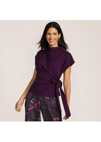 LANDS' END Jerseyshirt mit Knotendetail, Damen,  Rot, by Lands' End