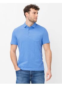 Brax Herren Polo Style PAVO fresh blue, Blau, Gr. L