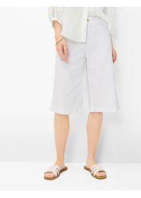 Brax Damen Bermuda Style MAINE B WHITE, denim wei&szlig;, Gr. 34