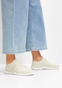 bonprix Barfu&szlig;schuhe mit flexibler Sohle, beige, Gr.42, Bequemer Barfu&szlig;-Sneaker, aus Vegan
