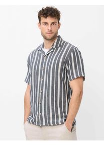 Brax Herren Hemd Style LEO navy, dunkelblau, Gr. L