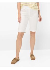 Raphaela by Brax Damen Hose Style PAMINA BERMUDA WHITE, wei&szlig;, Gr. 36