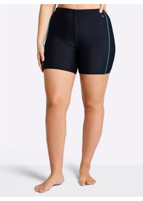 sheego Gro&szlig;e Gr&ouml;&szlig;en Badeshorts mit Shaping-Einsatz, tiefblau, Gr&ouml;&szlig;e 52 - Damen