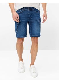 Brax Herren Bermuda Style CHRIS FADED MEMORY USED, denim dunkelblau, Gr. 30