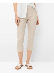 Brax Damen Caprihose Style MARY C SOFT GREIGE, hellbeige, Gr. 34