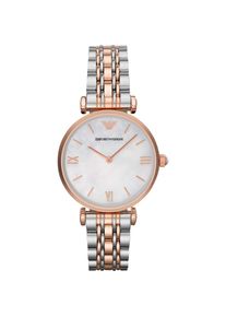 Emporio Armani AR1683 Gianni T-Bar zweifarbige Damenuhr