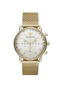 Emporio Armani AR11315 Herren Chronograph Uhr - Gold Edelstahl