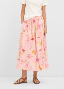 bonprix Maxirock aus luftigem Cr&ecirc;pe, rosa, Gr.42, schicker Maxirock
