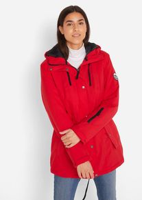 bonprix wasserdichte Funktions-Parka mit Kapuze, rot, Gr.56, Sportlicher Funktions-Parka mit Kapuze