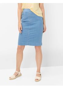 Raphaela by Brax Damen Jeans Style PAMINA SKIRT LIGHT BLEACHED, denim hellblau, Gr. 52K
