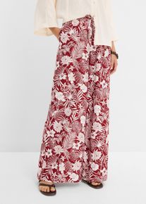 bonprix Marlenehose aus Viskose-Mix, rot, Gr.36, Weit geschnittene Marlenehose aus Viskose-Mix mit komfortablem Bund und geradem Bein, aus Viskose