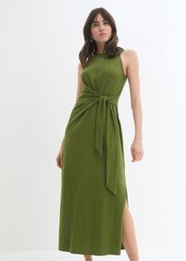 bonprix Maxikleid aus Baumwolle, gr&uuml;n, Gr.48/50 (XL), Bequemes Sommerkleid aus reiner Baumwolle, 100% Baumwolle