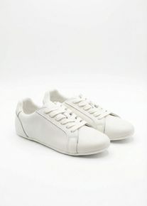 bonprix Barfu&szlig;schuhe aus Leder, wei&szlig;, Gr.41, Bequemer Barfu&szlig;-Sneaker aus Leder, aus Nappaleder