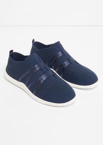 bonprix Barfu&szlig;schuhe mit flexibler Sohle, blau, Gr.41, Bequemer Barfu&szlig;-Sneaker, aus Vegan