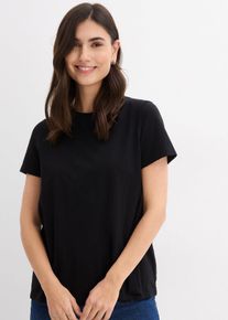 bonprix 2-in-1 Umstands- und Stillshirts aus Bio-Baumwolle (2er-Pack), schwarz, Gr.40/42 (M), T-Shirts mit Stillfunktion f&uuml;r die Schwangerschaft und danach, 95% Baumwolle (organic)