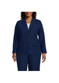 LANDS' END Leinenblazer, Damen,  Blau, Leinen, by Lands' End