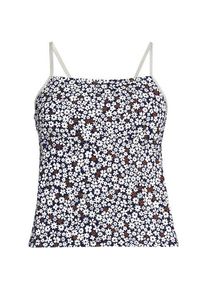 LANDS' END Wendbares Tankinitop mit gekreuzten Tr&auml;gern, Damen,  Wei&szlig;, Elasthan/Nylon, by Lands' End