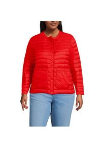 LANDS' END Daunenjacke WANDERWEIGHT Verstaubar Ultraleicht, Damen,  Orange, Nylon, by Lands' End