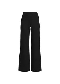 LANDS' END Starfish High Waist Hose mit weitem Bein, Damen,  Schwarz, Elasthan/Baumwoll-Mischung, by Lands' End