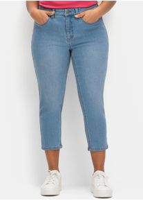 sheego Gro&szlig;e Gr&ouml;&szlig;en 7/8-Jeans in skinny Form, blue denim, Gr&ouml;&szlig;e 52 - Damen