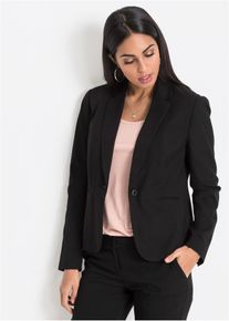 bonprix Blazer mit Paspeltaschen Petite, schwarz, Gr.36, Eleganter Blazer in Petite-Gr&ouml;&szlig;e.