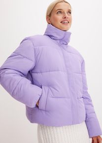 bonprix Steppjacke mit Stehkragen, lila, Gr.46, Wattierte Steppjacke mit Stehkragen