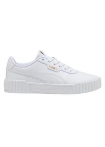 Puma - Damen Sneaker "Carina 3.0", Leder (Wei&szlig;)