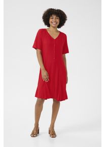Cream Kleid Feminine High Risk Red
