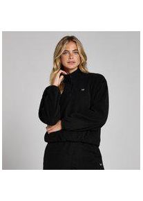 MP Damen Fleece mit 1/4-Rei&szlig;verschluss und Trichterkragen &ndash; Schwarz - L