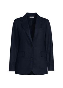 LANDS' END Leinenblazer, Damen,  Blau, Leinen, by Lands' End