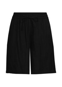 LANDS' END Schlupfshorts Ready to Go mit B&auml;ndchenzug, Damen,  Schwarz, Nylon/Viskose, by Lands' End