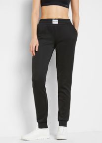 bonprix Sport-Jogginghose schnelltrocknend, schwarz, Gr.40/42 (M), Sport-Jogginghose mit B&uuml;ndchen