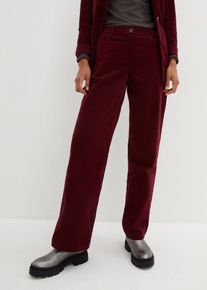 bonprix Cordhose aus Bio-Baumwolle mit Stretch, rot, Gr.44, Circular Collection &ndash; Mit Bio-Baumwolle f&uuml;r den Recycling-Kreislauf designed, aus Cord