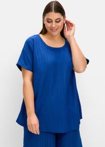 sheego Gro&szlig;e Gr&ouml;&szlig;en Tunika, blaubeere, Gr&ouml;&szlig;e 46 - Damen