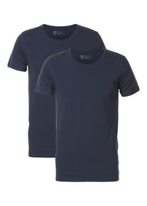 PETROL INDUSTRIES - 2-er Pack Basic-T-Shirt Rundhalsausschnitt Herren - Blau
