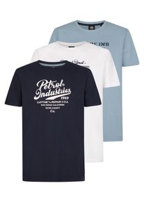 PETROL INDUSTRIES - 3er-Pack Jersey-T-Shirts mit Print Jalape&ntilde;o Herren