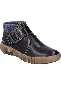 Josef Seibel Damen Stiefelette Maren 25 in schwarz-kombi