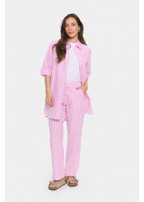 Saint Tropez Casual Hose ElmikoSZ Gerade Passform pink white