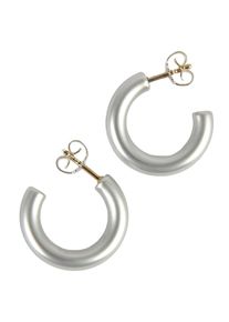 DeMarie Ohrringe eloxiertes Aluminium silberfarben