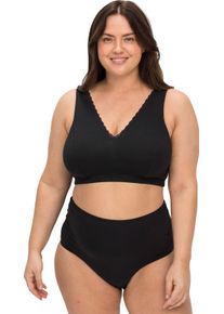 sheego Gro&szlig;e Gr&ouml;&szlig;en B&uuml;gelloser BH in Bustier-Form, im Doppelpack, schwarz + wei&szlig;, Gr&ouml;&szlig;e 105D - Damen