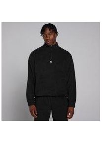 MP Herren Fleece mit 1/4-Rei&szlig;verschluss &ndash; Schwarz - XS