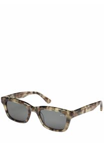 noch offen Herren Tigeraugen-Sonnenbrille Braun Bio-Acetat
