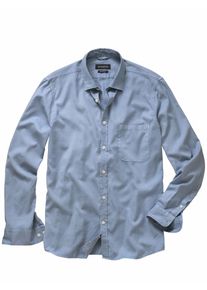 Mey & Edlich Mey & Edlich Herren Vielseitigkeitshemd Blau 100 % Baumwolle