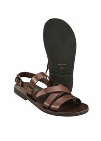 Mey & Edlich Mey & Edlich Herren Kreuz-Sandale Braun Obermaterial, Futter, Decksohle: Kalbleder