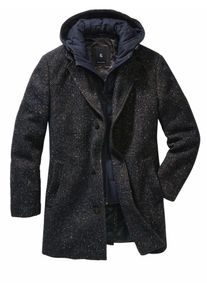 Mey & Edlich Mey & Edlich Herren Veranlagter Mantel Blau Obermaterial: 70 % Wolle, 30 % Polyester